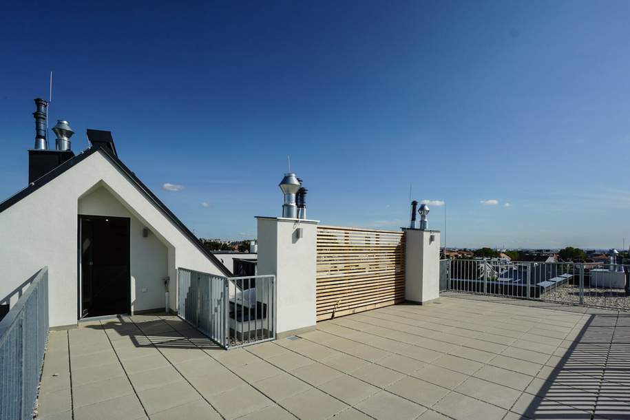 Josef-Kutscha-Gasse - 3 Zimmmer DG-Maisonette mit Galerie, 3 Terrassen und Garage, Wohnung-miete, 1.690,00,€, 1230 Wien 23., Liesing