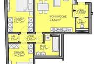 Erdwärme-Heizung!| 3-Zimmer mit Terrasse und "Gartenanteil"