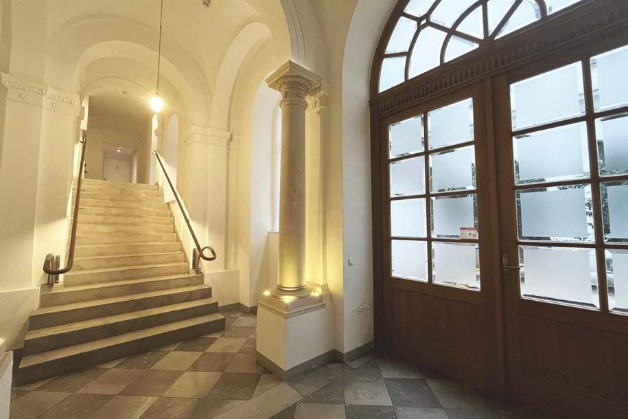 Unbefristet vermietete 2-Zimmer-Wohnung - Top Lage - Donaukanal und UBahn um´s Eck, Wohnung-kauf, 442.000,€, 1010 Wien 1., Innere Stadt