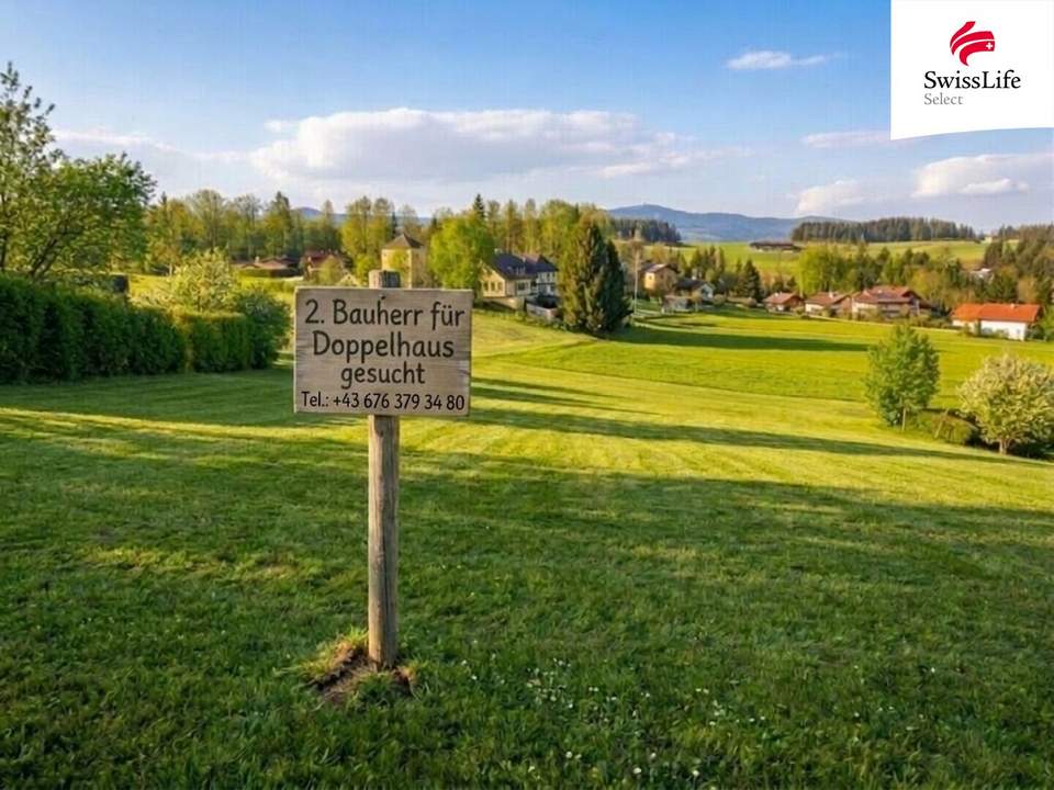 Bereits ein Käufer gefunden - ZWEITER BAUHERR GESUCHT: Freie Seitenwahl und Kostenvorteile nutzen