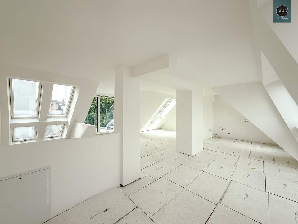 Erstbezug: Atemberaubendes Dachgeschoss - Maisonette - Apartment (klimatisiert) mit 3 Terrassen und hochwertiger Ausstattung im trendigen Ottakring!