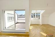 Im Herzen des 1. Wiener Gemeindebezirks - 3-Zimmer-Dachgeschosswohnung mit Klimaanlage und Terrasse!