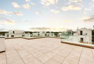 Luxuriöse Penthouse-Wohnung mit 123 m² privater Dachterrasse! Fitness, Sauna und Concierge!