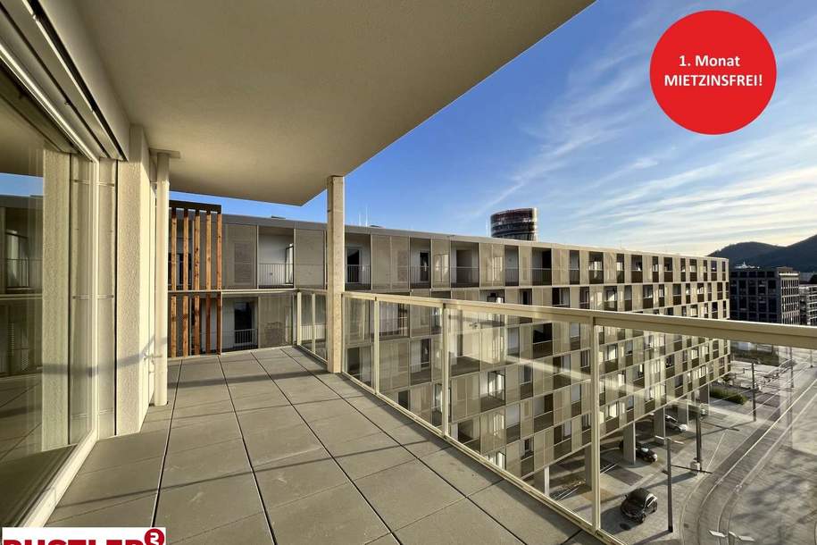 Abendsonne I Neubauwohnung I XL-Balkon, Wohnung-miete, 827,40,€, 8020 Graz(Stadt)