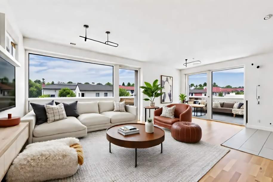 ERSTBEZUG Penthouse Wohnung mit großer Terrasse, Wohnung-kauf, 393.900,€, 4653 Wels-Land