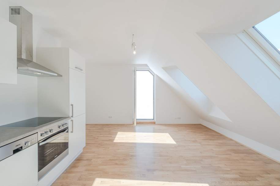 ab sofort verfügbar: helle 3-Zimmer-DG-Wohnung mit sonniger Dachterrasse, Wohnung-miete, 1.520,24,€, 1120 Wien 12., Meidling