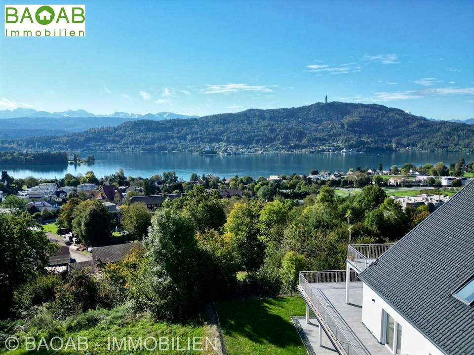 NEUBAU GARTENWOHNUNG MIT WÖRTHERSEEBLICK | BARRIEREFREI | SONNIGE AUSRICHTUNG | TOP LAGE | ERSTBEZUG