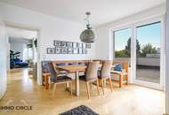 Stilvolle 118 m² Dachgeschoßwohnung mit 65 m² Panoramaterrasse in Graz-St. Peter!