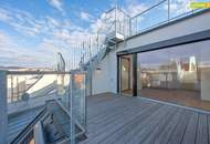 NEUER PREIS: Für Design-Poeten: exklusives Penthouse mit XL-Dachterrasse &amp; erstklassiger Architektur