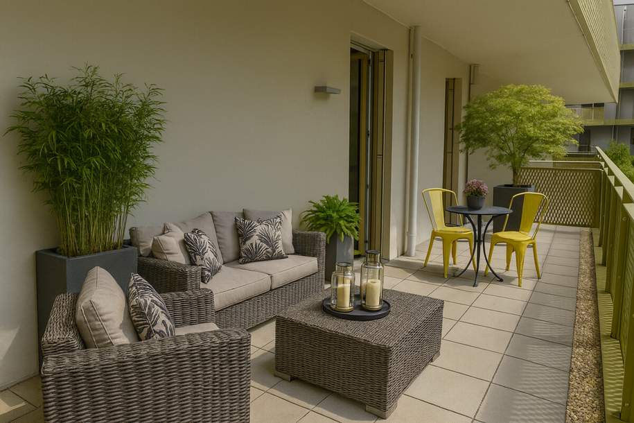 Provisionsfrei und Erstbezug: PREIS JETZT SICHNER! - Gerasorfer Straße - Von Der Sonne geküsst, Wohnung-kauf, 415.000,€, 1210 Wien 21., Floridsdorf
