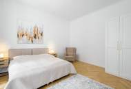 Edle 2-Zimmer-Altbauwohnung mit Designer-Möblierung im Herzen Wiens