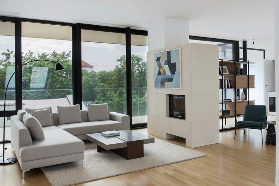 Elegante DG-Maisonette mit Terrasse und Blick in den Garten des Palais Schönburg, Wohnung-miete, 3.355,00,€, 1040 Wien 4., Wieden