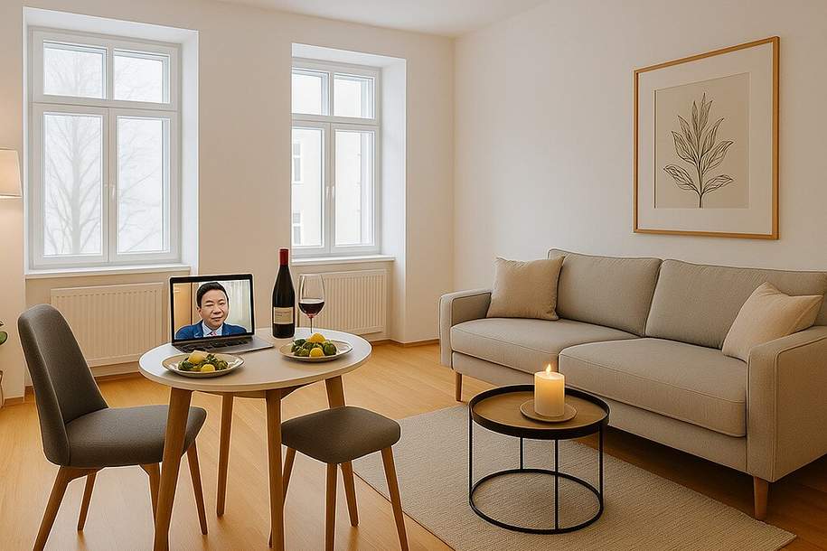 Großzügige 2-Zimmer-Wohnung mit loftartiger Wohnküche und durchdachtem Wohnkonzept, Wohnung-kauf, 453.000,€, 1030 Wien 3., Landstraße