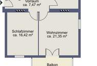 3-Zimmer-Wohnung mit schöner Aussicht in Salzachnähe
