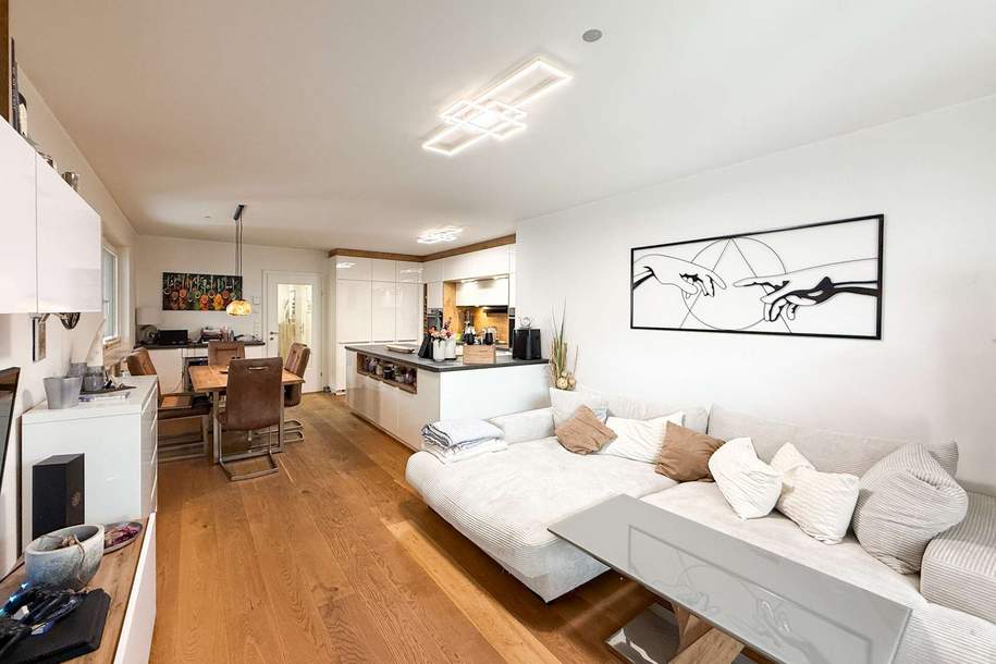 3-Zimmer-Gartenwohnung mit Terrasse | Neuwertig 2022 | 2 PKW Stellplätze | WBF übernehmbar | Bischofshofen, Wohnung-kauf, 349.900,€, 5500 Sankt Johann im Pongau