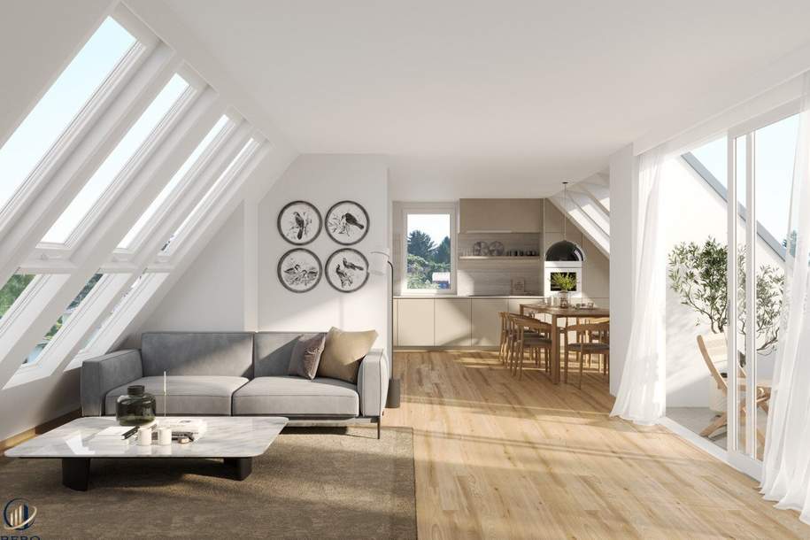 Dachgeschosswohntraum! Perfekte Raumaufteilung - Lift direkt ins Apartment! Provisionsfrei, Wohnung-kauf, 630.900,€, 1100 Wien 10., Favoriten
