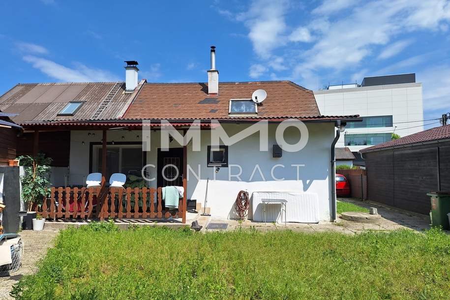 Sanierungsbedürftiger Bungalow auf Pachtgrund Nähe ALTE DONAU, Haus-kauf, 165.000,€, 1220 Wien 22., Donaustadt