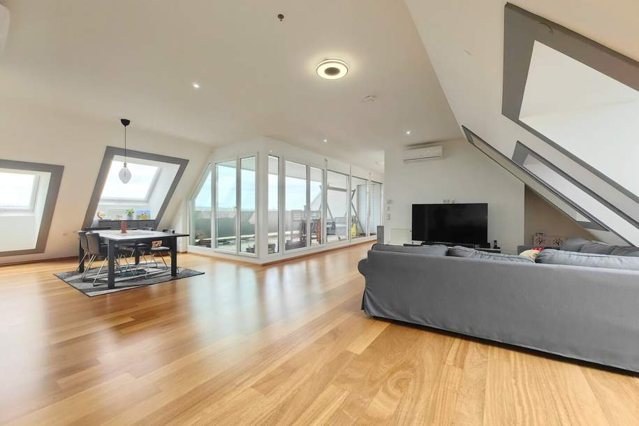 ++ Kagran-Living ++ luxuriöse Familienwohnung mit traumhafter Aussicht + großzügige Raumaufteilung + Stellplatz, Wohnung-kauf, 1.590.000,€, 1220 Wien 22., Donaustadt