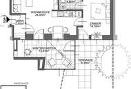 Alles NEU! Erstbezug nach Sanierung: Charmante Drei-Zimmer Gartenwohnung mit Wohn- Wintergarten in grüner Lage bei Ober St. Veit
