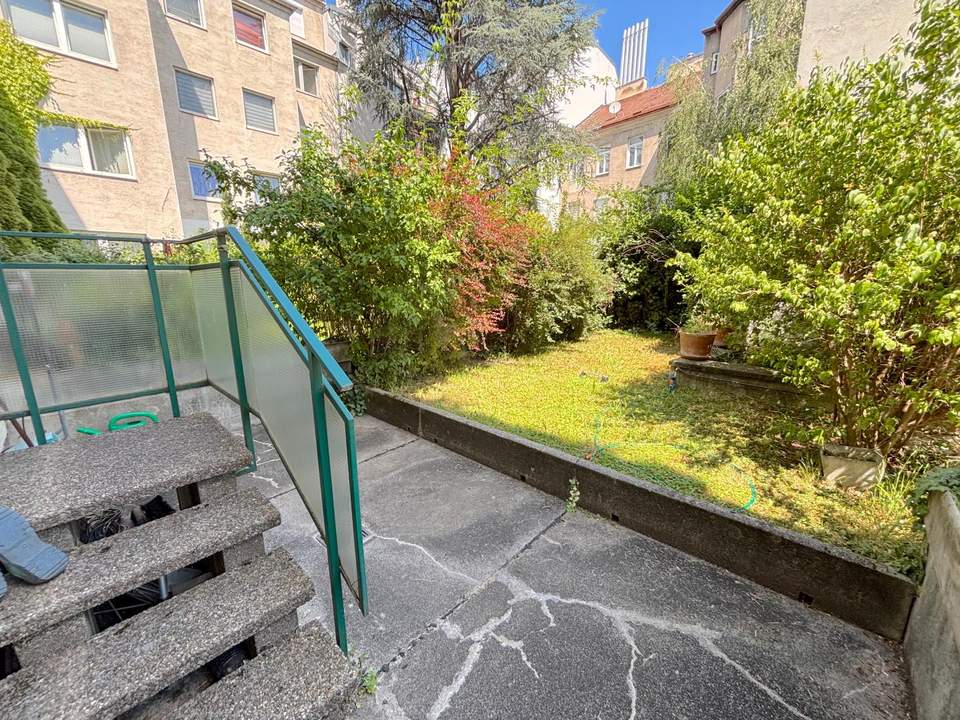 Einzimmerwohnung mit grünem Extra – Eigengarten inklusive!