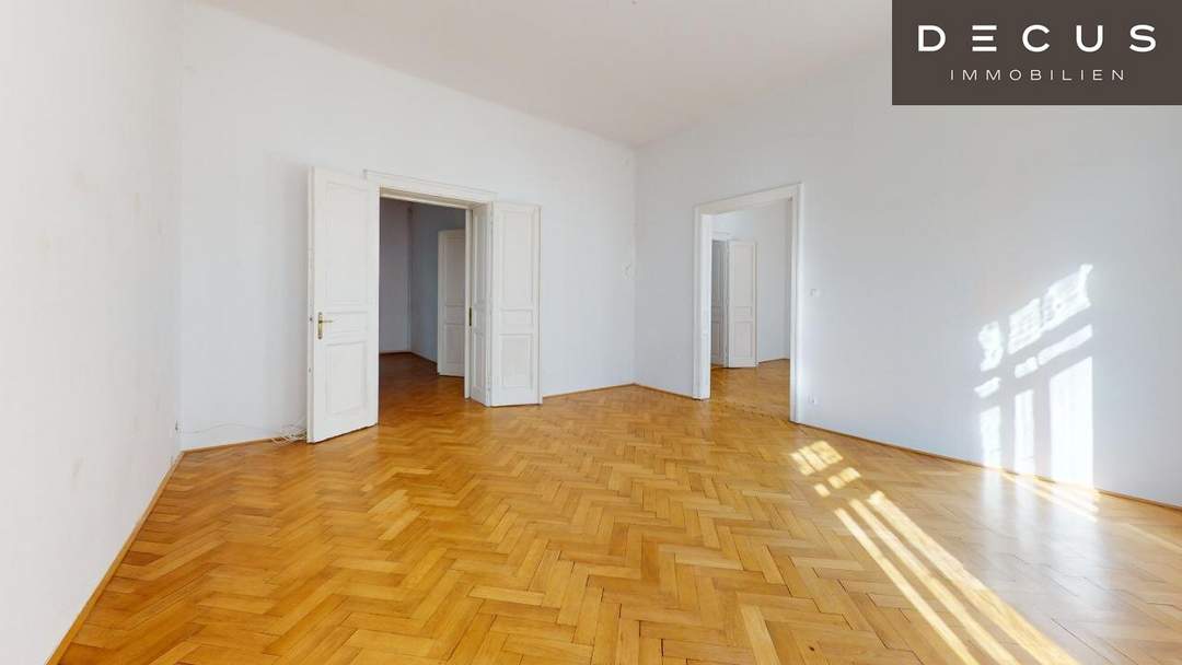 WUNDERSCHÖNE STADTWOHNUNG FÜR ALTBAULIEBHABER MIT BLICK INS GRÜNE | 3 ZIMMER | CA. 104 m² | 2.OG | GEIDORFPLATZ | STADTPARK