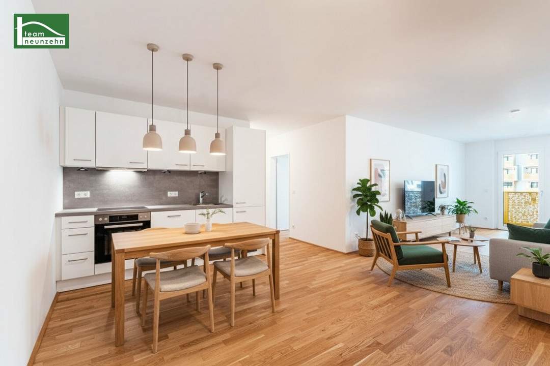 Tolle Lage bei der U1 Kagran. Für jeden das Passende dabei. 2-3 Zimmer Wohnungen mit Küche. Sofort beziehbar.