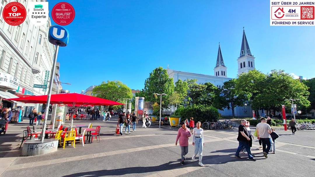 Bestandsfreie Übergabe - Zinshaus zwischen Hauptbahnhof und Fußgängerzone Favoritenstraße