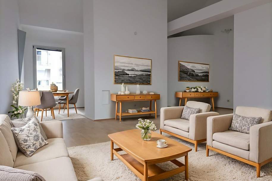 1060! Helles 2-Zimmer DG mit Balkon Nähe Naschmarkt!, Wohnung-miete, 1.663,88,€, 1060 Wien 6., Mariahilf
