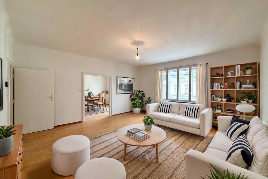Familienfreundliche 3-Zimmer Wohnung in der Josefstadt, 1080!, Wohnung-miete, 2.028,64,€, 1080 Wien 8., Josefstadt