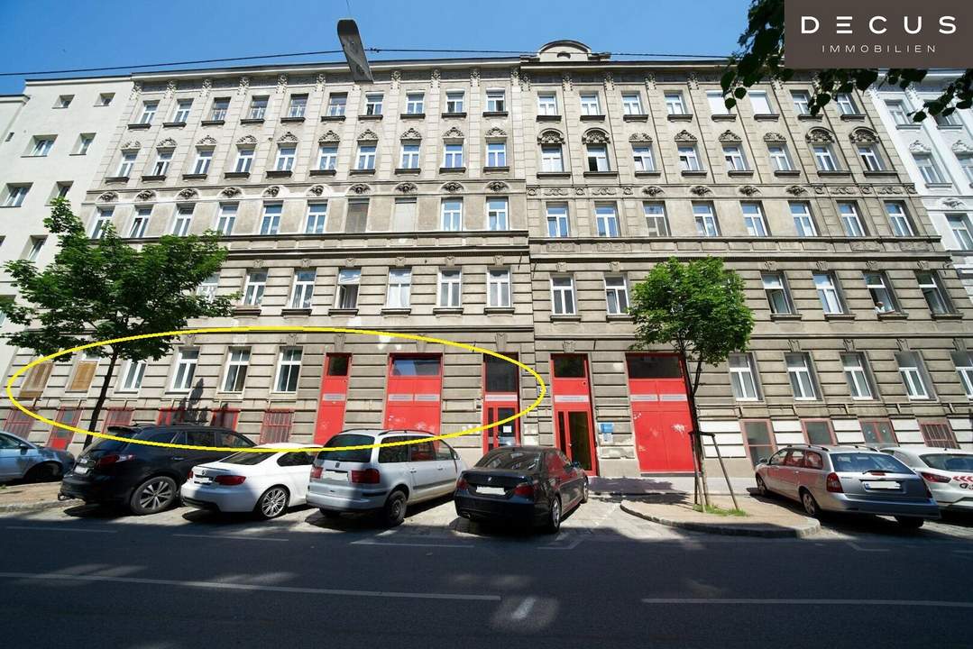 + + + NÄHE MATZLEINSDORFERPLATZ + + + unsanierte EG-Fläche für 3 Jahre mit Straßenzugang + + +