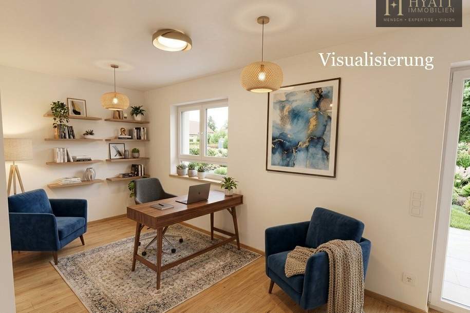 Mitten im Grünen, nahe Wien: Geräumige belagsfertige Häuser für Ihre Familie, Haus-kauf, 669.000,€, 2201 Korneuburg