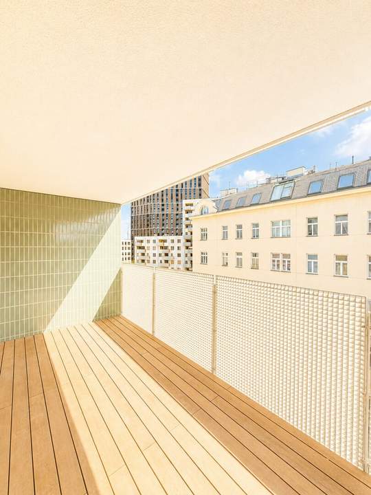Exklusive 3-Zimmer-Neubauwohnung mit Freifläche in generalsaniertem Haus nahe Augarten
