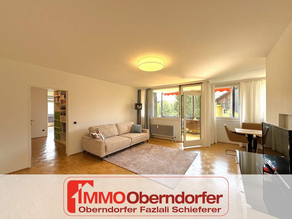 Sonnige Drei-Zimmer-Wohnung mit Loggia und Tiefgarage | MAXGLAN