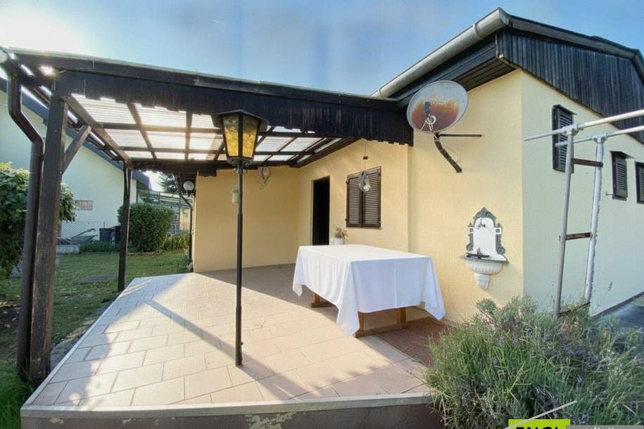 "die Badesaison genießen" Pachtgrund mit Bungalow mit großem Garten und Pool in der Feriensiedlung beim Badeteich Steinbrunn, Haus-kauf, 110.000,€, 7035 Eisenstadt-Umgebung