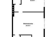 ERSTBEZUG nach Sanierung I Großzügige 2 Zimmer Wohnung mit Ausblick ins Grüne I inkl. Tischlerküche mit Siemens Geräten I Alte Donau Nähe