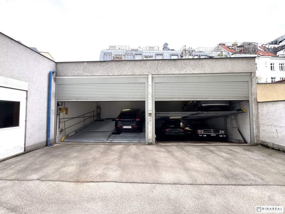 2 Garagenboxen á 4 Multiparking-Stellplätze | Erdgeschoss | CLERFAYGASSE