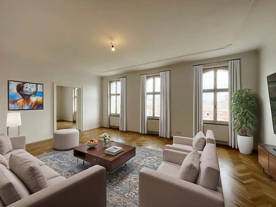 1090! Prachtvolle 3,5-Zimmer Altbauwohnung nahe Schottentor!