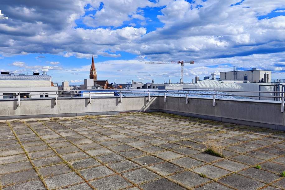 Bürofläche mit großer Terrasse im Meiselmarkt Gebäude, Gewerbeobjekt-miete, 2.995,65,€, 1150 Wien 15., Rudolfsheim-Fünfhaus