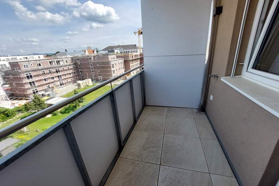 Neubauwohnung mit 3 Zimmern und Freifläche - im Zentrum von St. Pölten!, Wohnung-miete, 1.416,04,€, 3100 Sankt Pölten(Stadt)