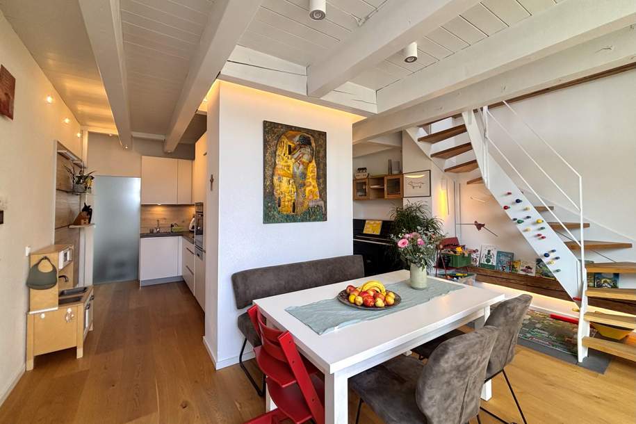 Stadtjuwel mit Traumblick vom großzügigen Galeriegeschoß, Wohnung-kauf, 395.000,€, 4020 Linz(Stadt)