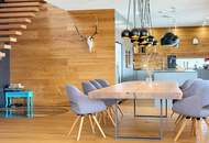 Architektenhaus in sonniger Ruhelage mit Spiral-Weinkeller, Infinity Pool und Burgblick