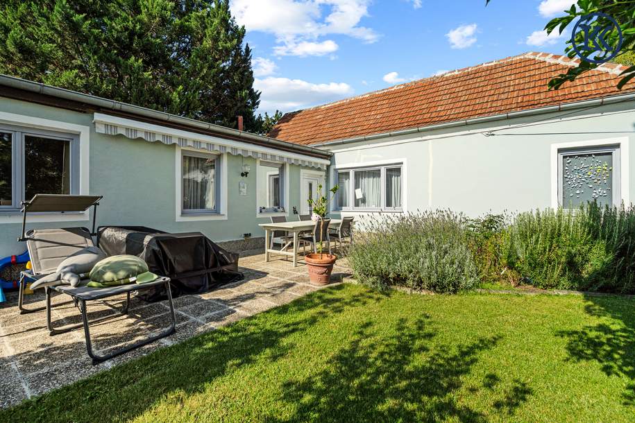 Versteckt in einer ruhigen Gartensiedlung wartet ein kleines Juwel auf Sie!, Haus-kauf, 1.000.000,€, 1220 Wien 22., Donaustadt