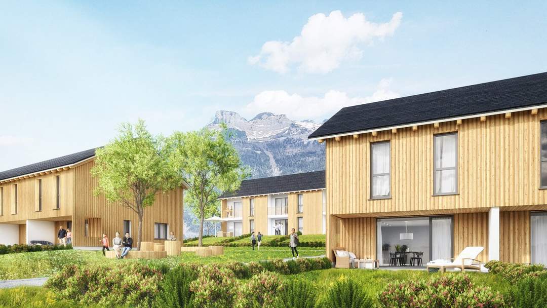 Charmante 3-Zimmer-Wohnung mit Garten, Loggia und Terrasse in Bad Aussee!