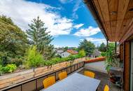 Dachgeschosswohnung in Ruhelage mit traumhaftem Grünblick, eigenem Garten und Garage