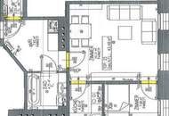 Stilvolle, hochwertig sanierte 2-Zimmer-Altbauwohnung im 3. Liftstock