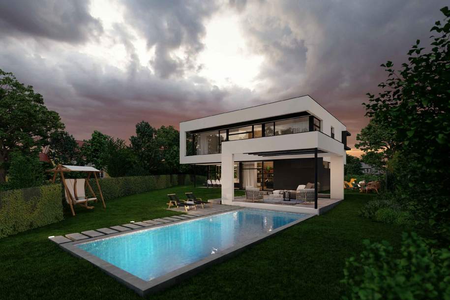 BAUBEWILLIGTES Grundstück in Traumlage Nähe Wien! I Einreichpläne bereits vorhanden I Villa mit 5 Zimmern möglich I Pool und Sauna I Garage, Grund und Boden-kauf, 625.000,€, 2380 Mödling