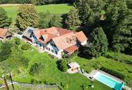 NEUER PREIS! AUSSERGEWÖHNLICHES JUWEL! Exklusiver Vierkanthof im Thermenland Steiermark – Wohnen, Reiten &amp; Leben mit Pool und Natur!