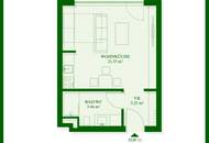 Grünblick für die Seele - Cashflow fürs Konto! Perfektes Investment! Kompakter Grundriss mit großem Balkon! Blick ins Grüne + Komplette Ruhelage + Energieeffizienz + Perfekte Anbindung und Nahversorgung! Jetzt zugfreifen!