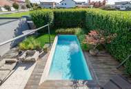 Luxus Designerhaus mit Pool & Doppelgarage | Sauna & Einbauküche | kein Einfluggebiet vom Flughafen | Luftwärmepumpe & Klimavorbereitung