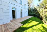 Hietzing Deluxe! Generalsanierte Luxuswohnung mit riesiger Privatgarage! Großer Garten + Riesige Terrassen + 4 Zimmer, 3 Bäder, 3 WCs und viel Raum! Premium Wohngefühl!